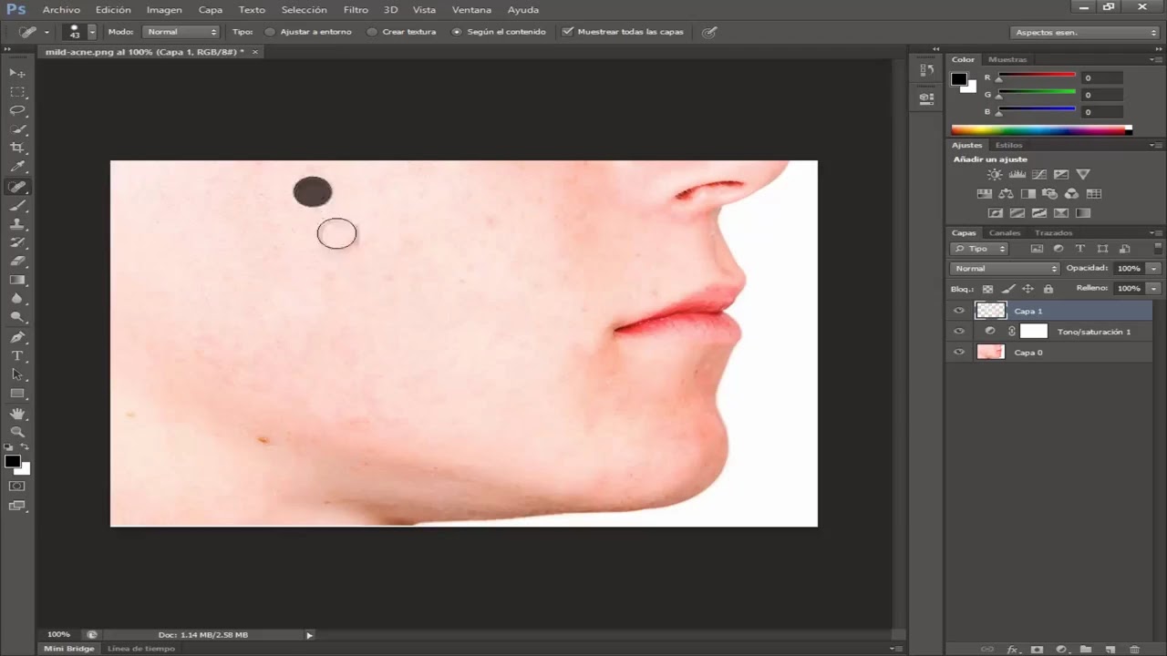 click en imperfecciones 3