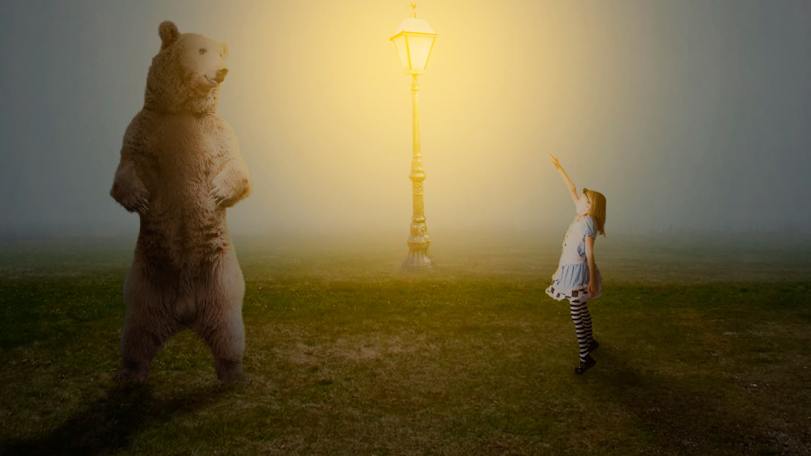 Manipulación Speed Art: La Niña Y El Oso