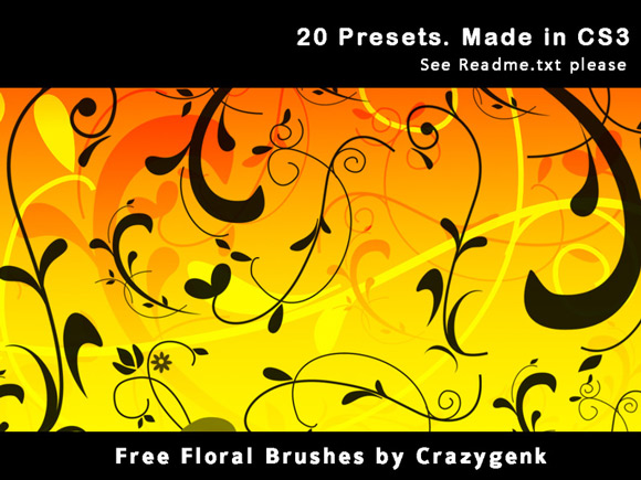 Free Floral Brushes