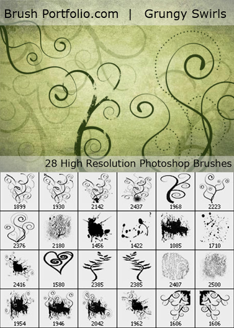 Grungy Swirls Brushes