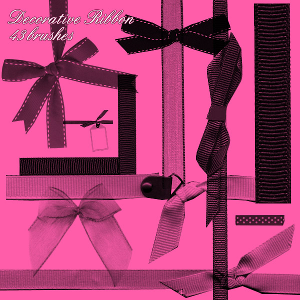 43 Ribbon Brushes