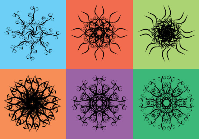 Swirl Swirly Orb Brushes