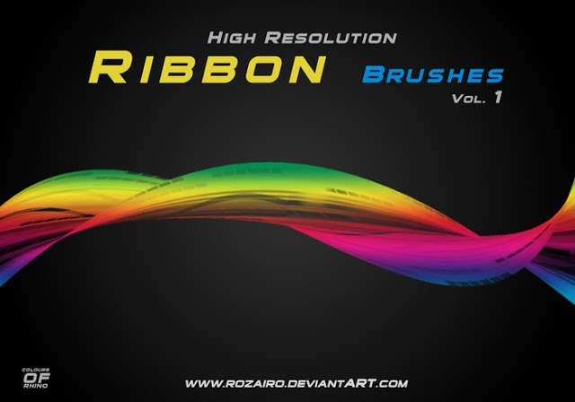 High Res Ribbon Brushes Vol 1