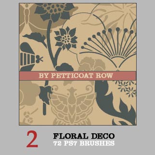72 Floral Deco Brushes