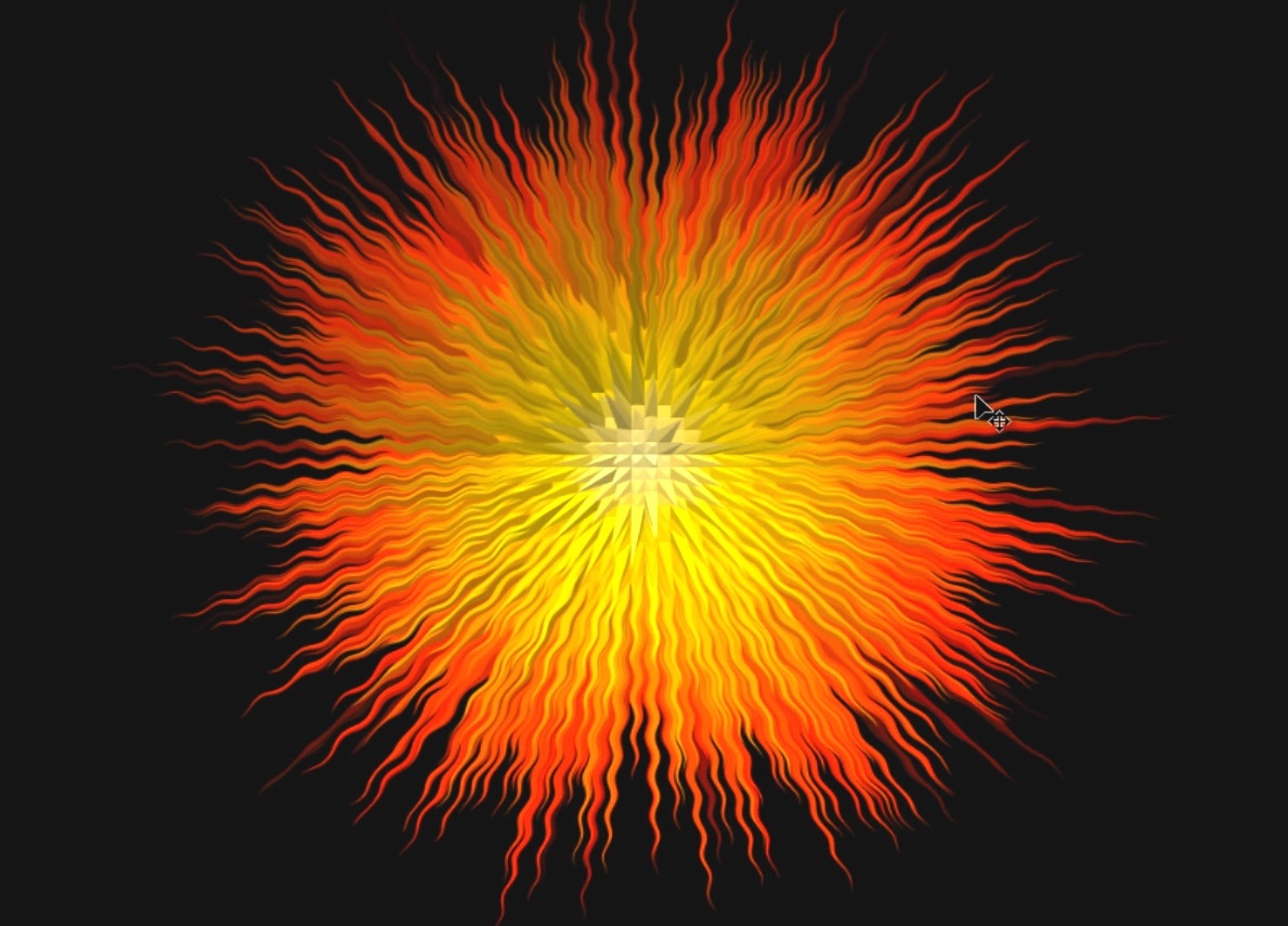 Crea Un Increíble Efecto De Sol Geométrico Starburst En 